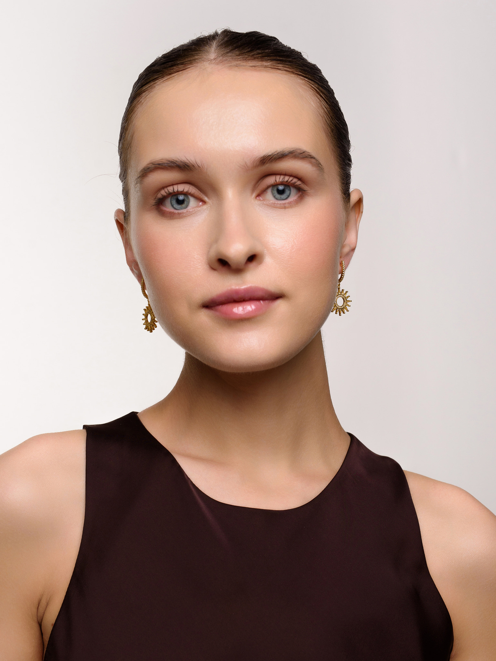 Серьги "Sun mini" Gold