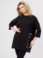Кофта оверсайз больших размеров теплая туника