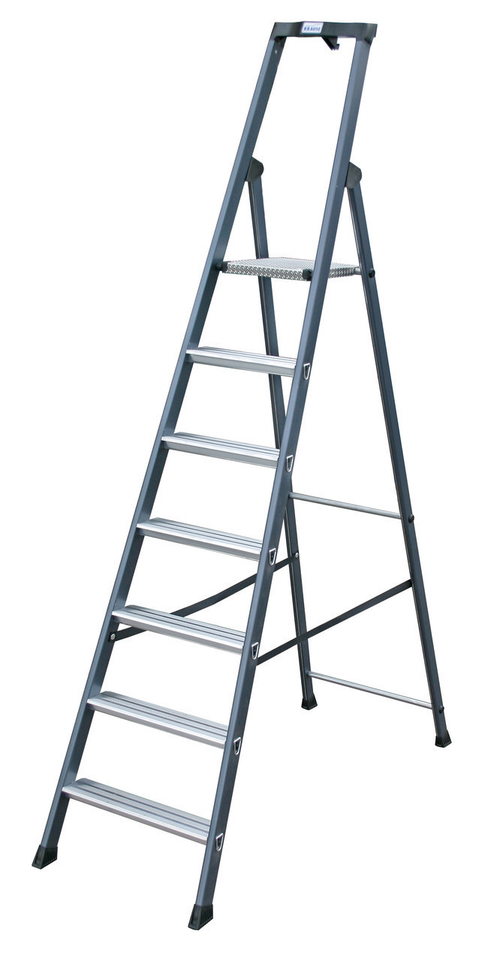 Анодированная стремянка Krause SEPRO 7 ступ. (124210)