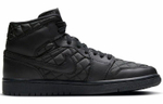 Кроссовки Jordan Air Jordan 1 Mid Se "Black Quilted" (Женская размерная сетка)