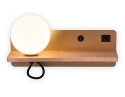 Ambrella Настенный светильник с выключателем, USB портом и полкой Wall FW520