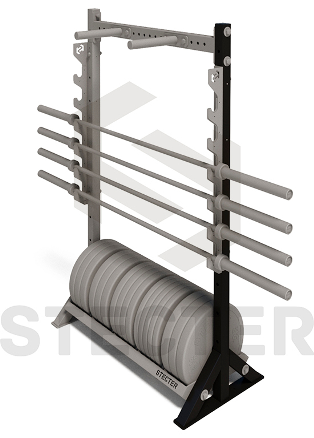 Стеллажная стойка - одинарная Н=1950 мм