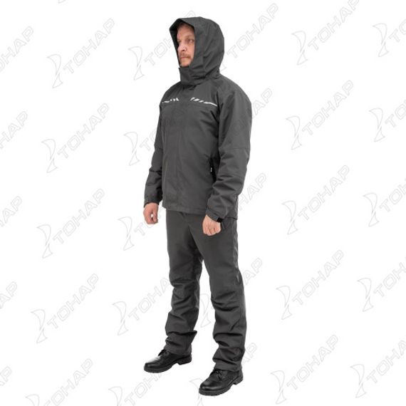 Костюм мембранный BERG графит 10/10К р.3XL (T-KSB-3XL-56/182-GR) Helios
