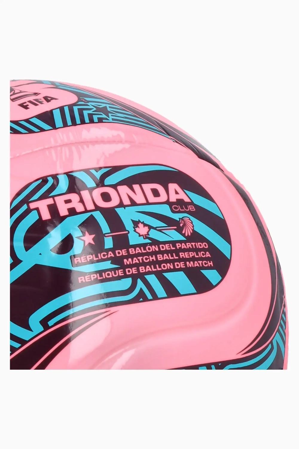 Футбольный мяч adidas Trionda World Cup 2026 Club размер 4 - розовый