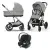 Детская коляска Cybex Balios S Lux SLV 3 в 1 Stone Grey