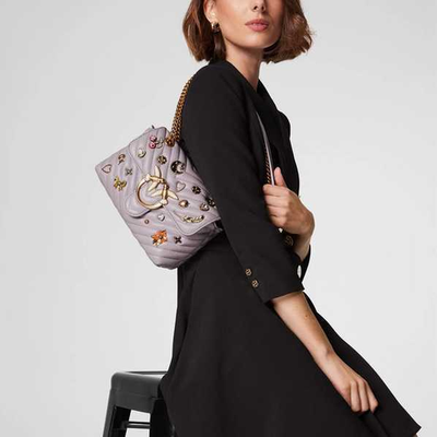 LADY LOVE BAG PUFF MAGIC PINS – dusty lavender