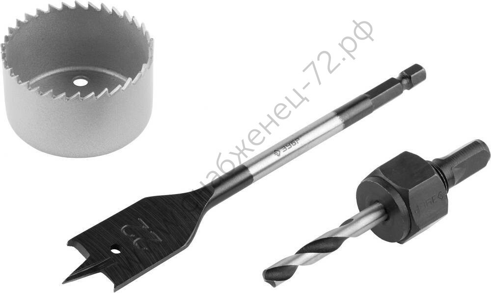 ЗУБР 48 мм, Набор для врезки замков (2954-48-H3)