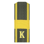 Погоны оливковые с буквой К и нашитым желтым галуном Ст. сержант