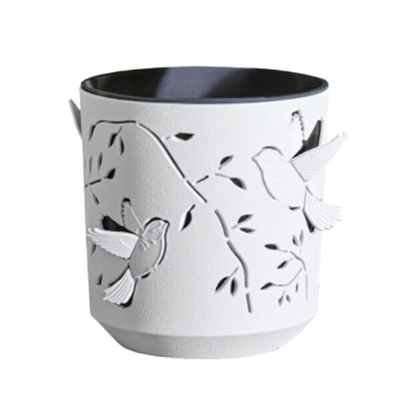 Кашпо "Колибри" (1,25л) Цв. Белый/Антрацит