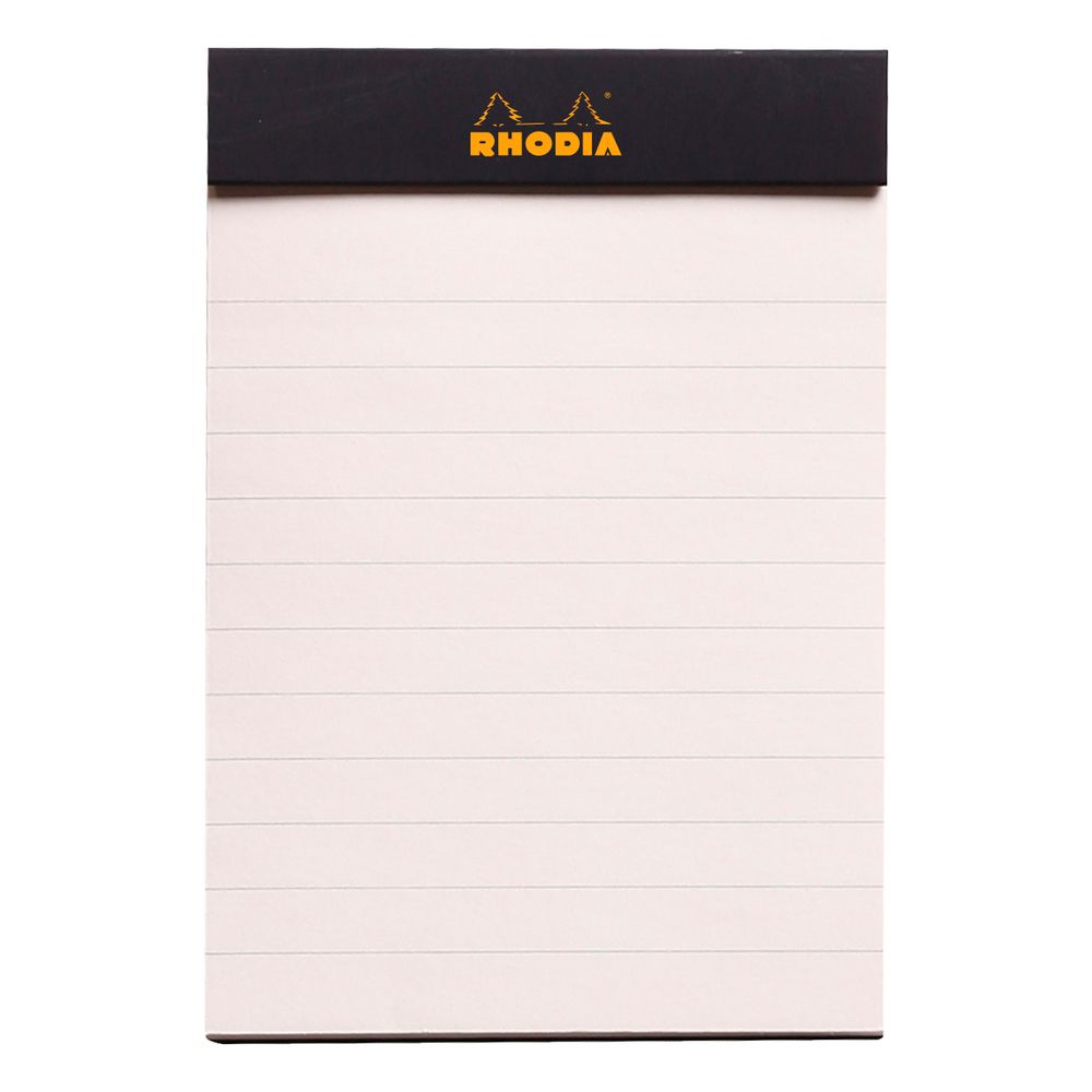 Блокнот Rhodia Basics "le R" №11 A7 в линейку 90 гр черный (112012C) 2