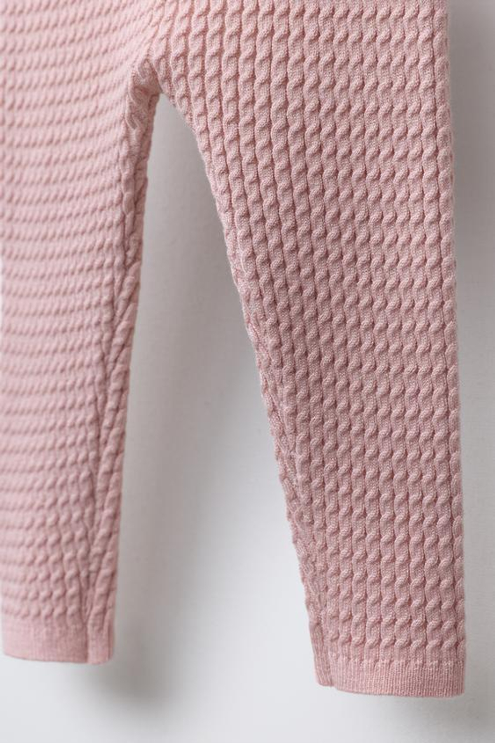 ZARA ЛЕГИНСЫ В РУБЧИК, СВЕТЛО-РОЗОВЫЙ