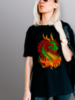 Футболка Рычащий дракон