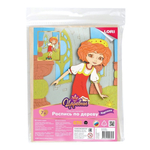 Роспись по дереву 3D-панно Царевны "Царевна Варя" (Lori)