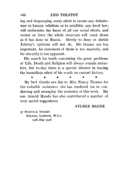 Leo Tolstoy | Maude Aylmer