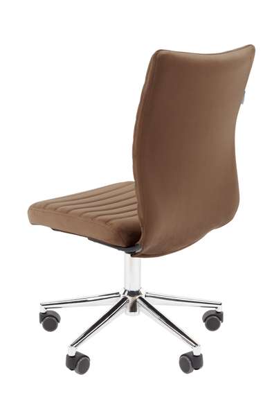 Офисное кресло Chairman 033 Россия ткань велюр T-14 коричневый