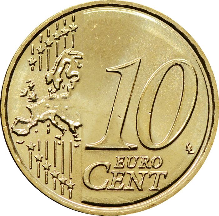 10 евроцентов 2017 Литва (10 euro cent)