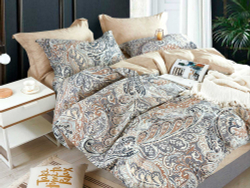 Постельное белье 2 спальное евро Asabella 1280-6
