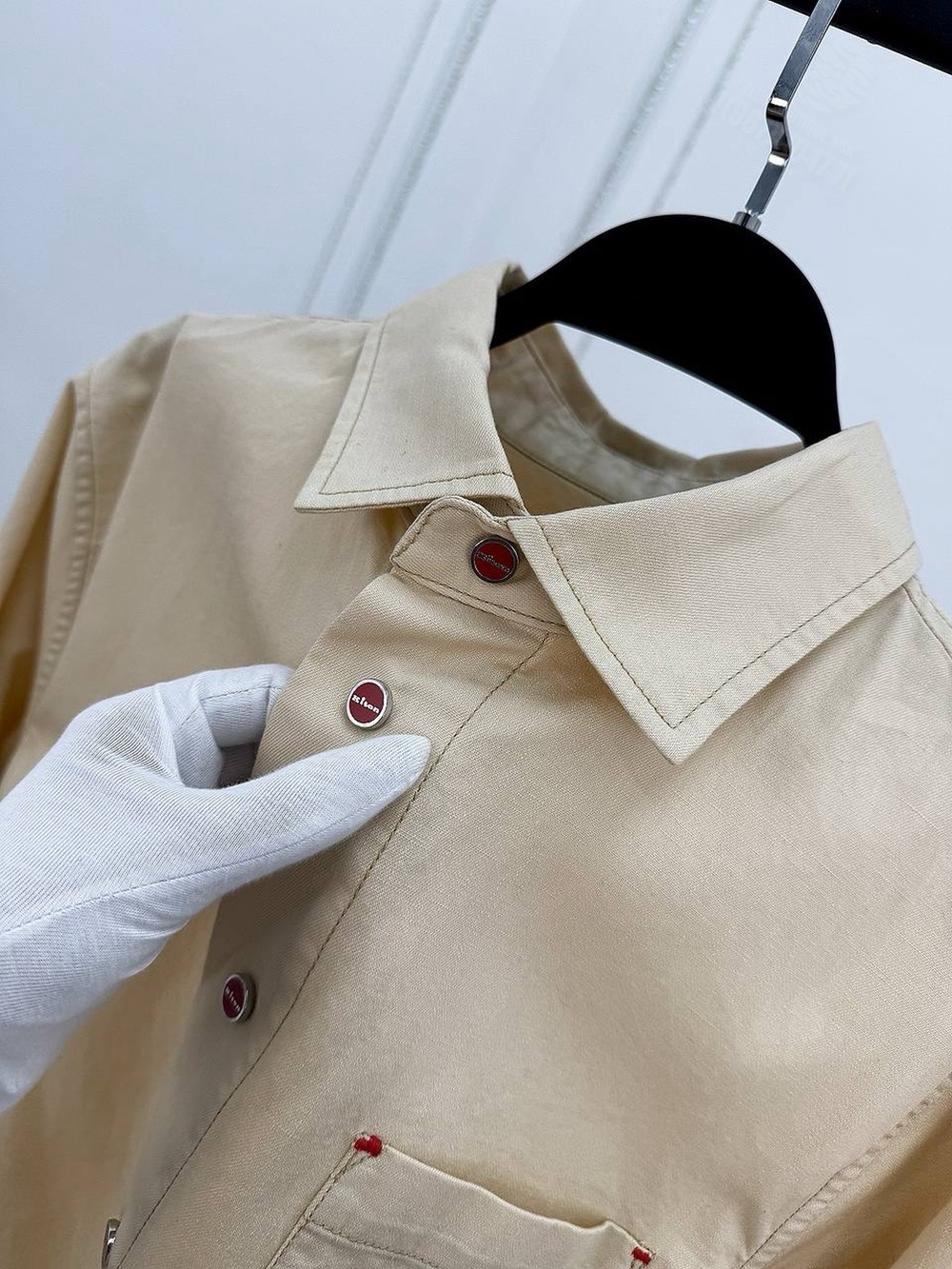 Джинсовая рубашка Kiton