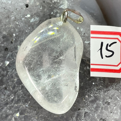 30471 Горный хрусталь кулон галтовка 24-30мм