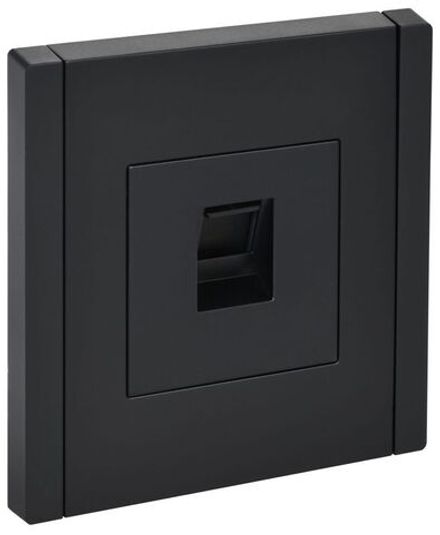 Розетка компьютерная RJ45 кат.6 FORTE&PIANO FP131 черн. IEK FP-K10-2-K02