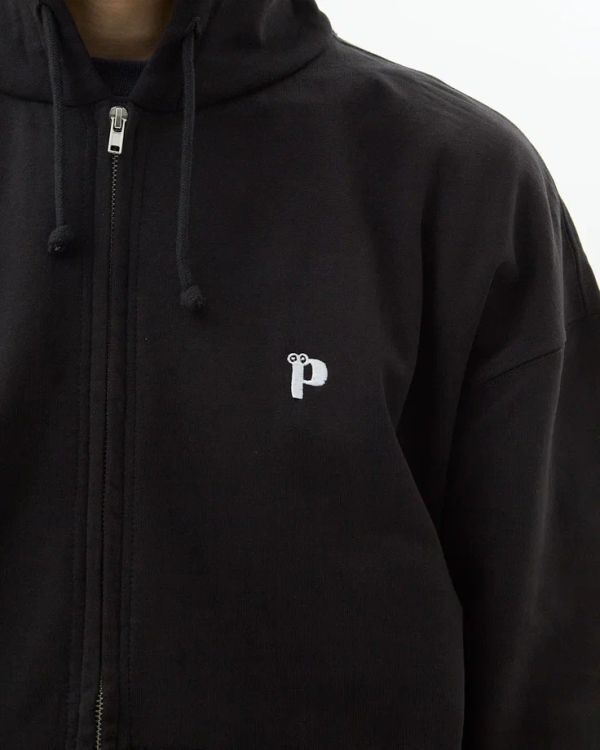 Худи Zip P Logo LW черное - фото 5