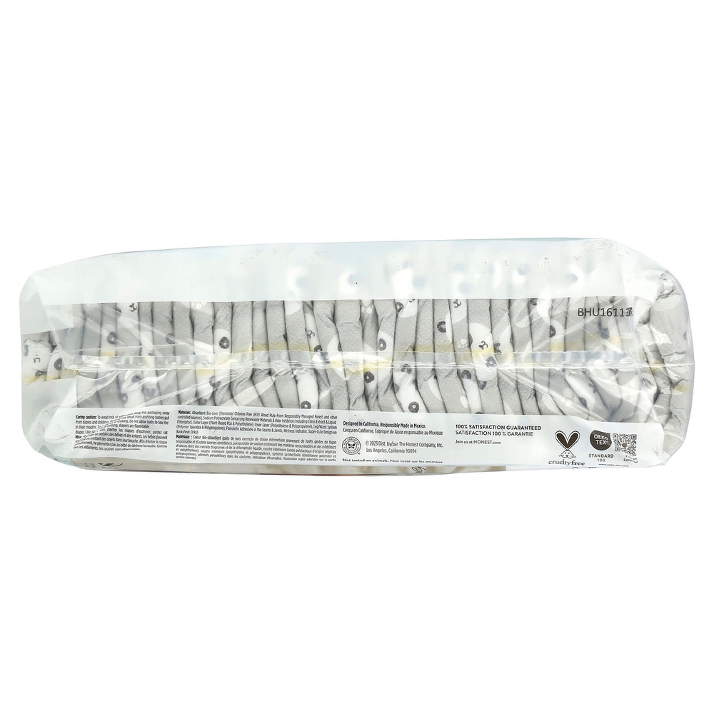 The Honest Company, Clean Conscious Diapers ™, размер 1, 8–14 фунтов, Pandas, 35 подгузников