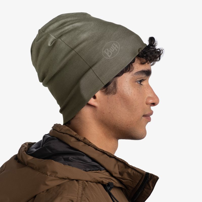 Двухслойная полиэстровая шапка Buff Hat reversible polyester Camouflage Фото 3