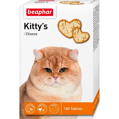 Лакомство "Витаминки" мышки (сыр) 180 шт - для кошек (Beaphar Kitty's Cheese)