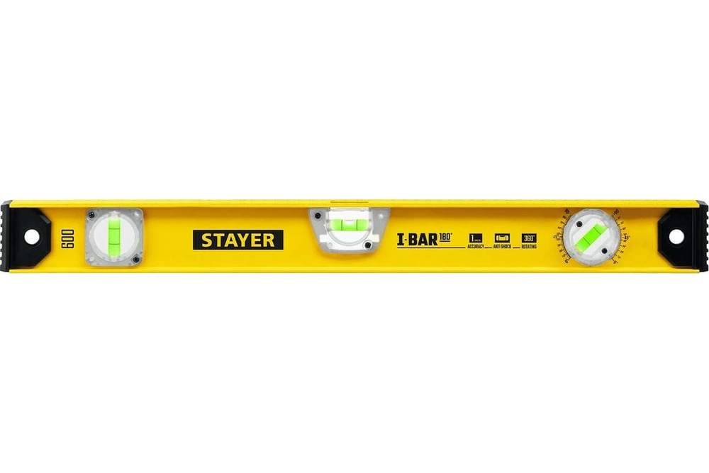 Двутавровый уровень STAYER I-Bar180 600 мм 3470-060_z02