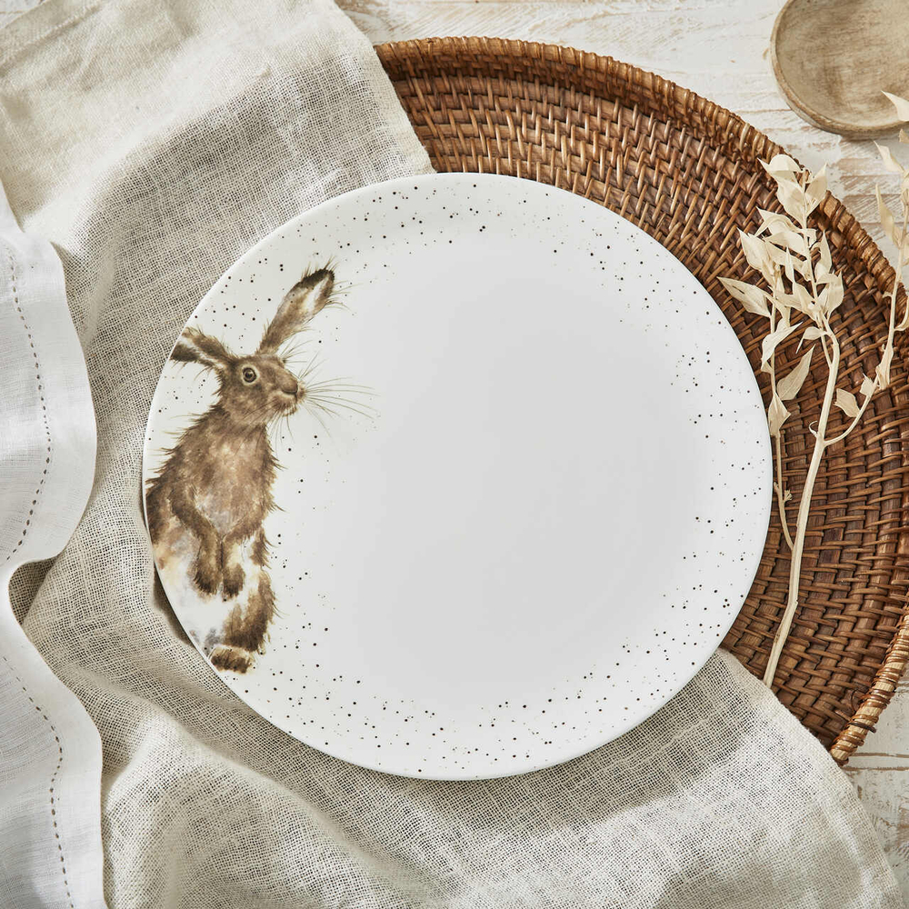 Royal Worcester - Wrendale Designs Обеденная тарелка с кроликом, 27 см / артикул   WNOU4077-XB  / GTIN 749151683129