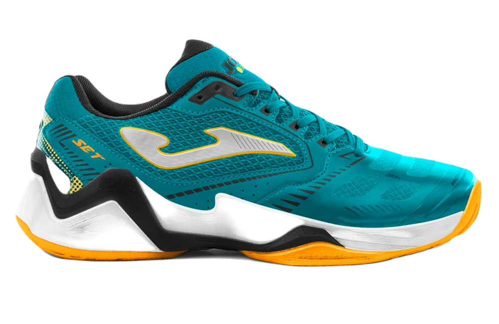 Мужские кроссовки теннисные Joma T.Set 23 Men Petroleum - turquoise/yellow