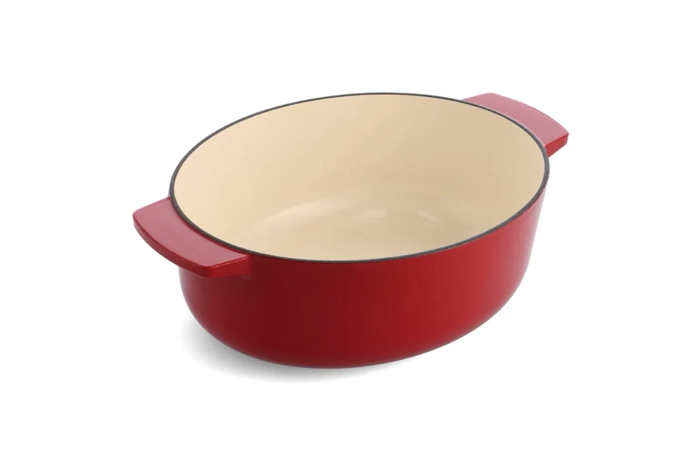 KitchenAid Овальный чугунный кастрюля 30 см 5,6 л красный EAN 4894871009271