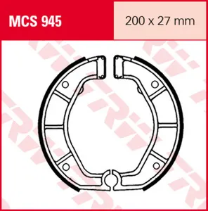 Колодки тормозные барабанные TRW MCS945