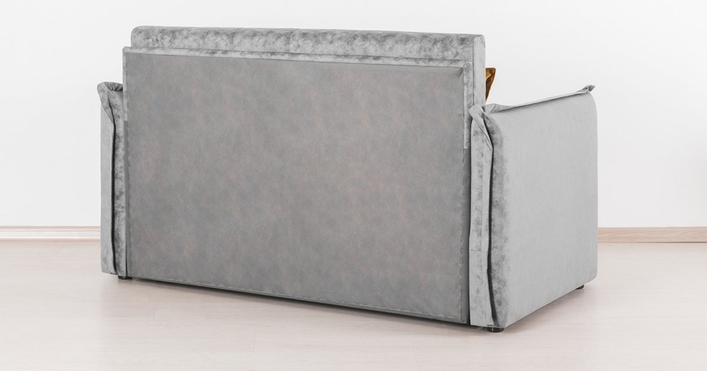 Диван - кровать Виола 120 велюр серый