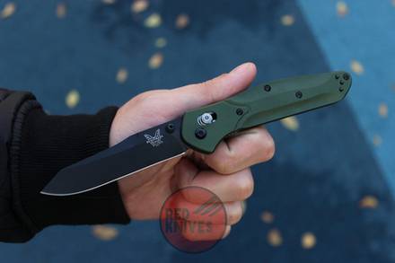 Нож Benchmade 940 Osborne Black А+++ А/Ч BM940BK - топ качество, рукоять алюминий