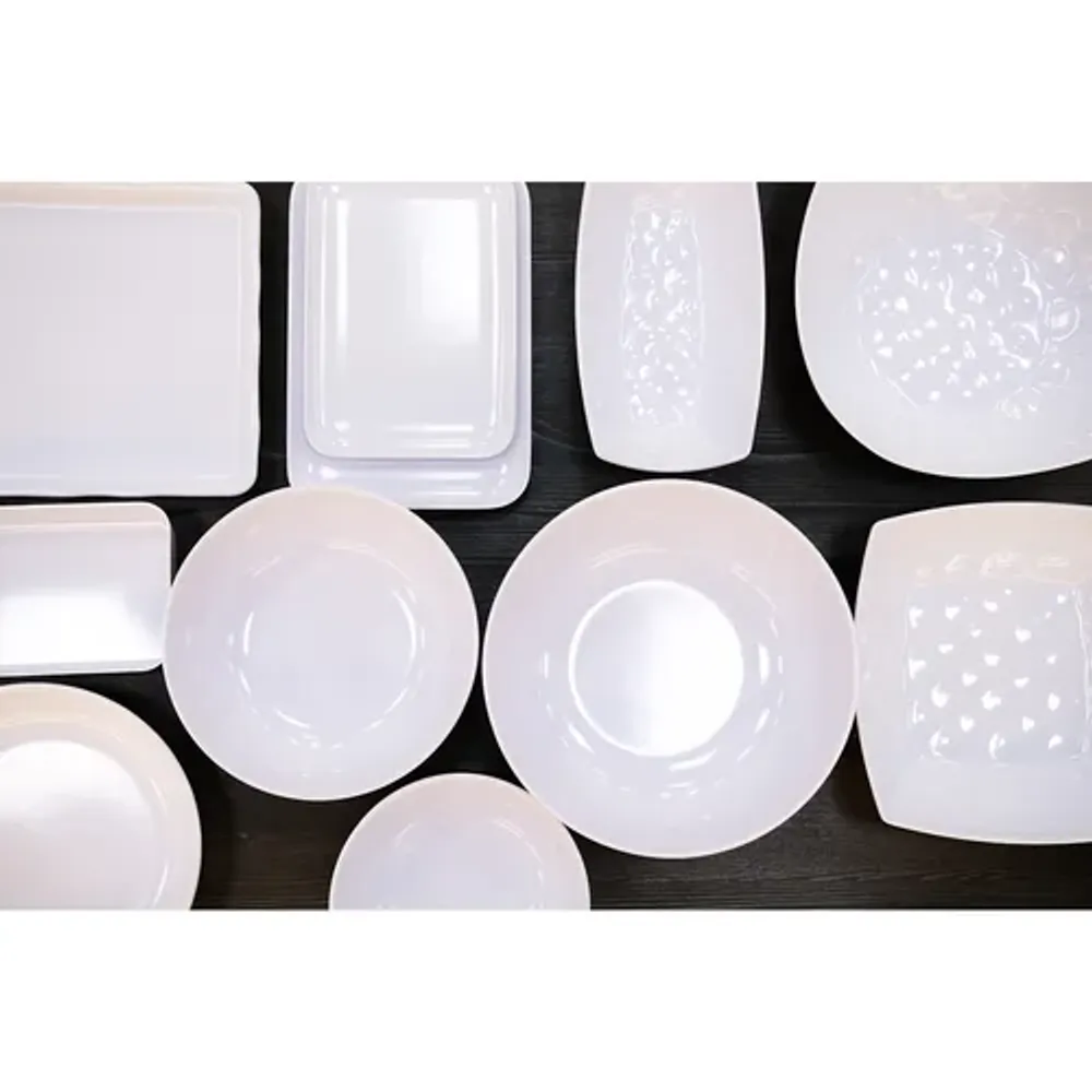 Салатник 1800 мл 32,5*17,5*10 см прямоуг. White пластик меламин P.L. Proff Cuisine