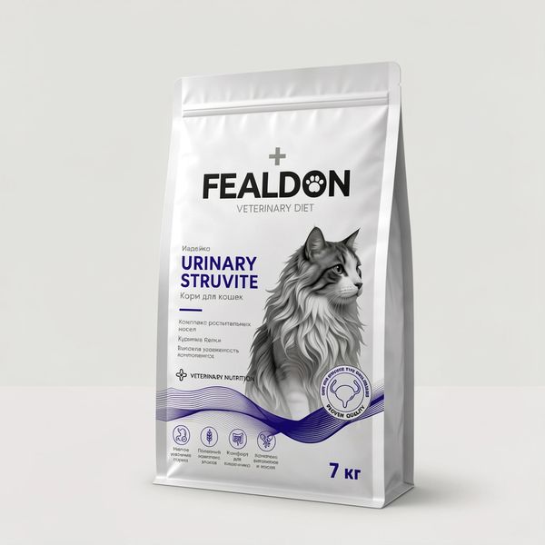 Сухой корм для кошек Fealdon URINARY STRUVITE