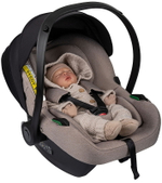Детская коляска Indigo Mio Eco 3 в 1 с автокреслом Avionaut Cosmo Beige 02 св.бежевая кожа