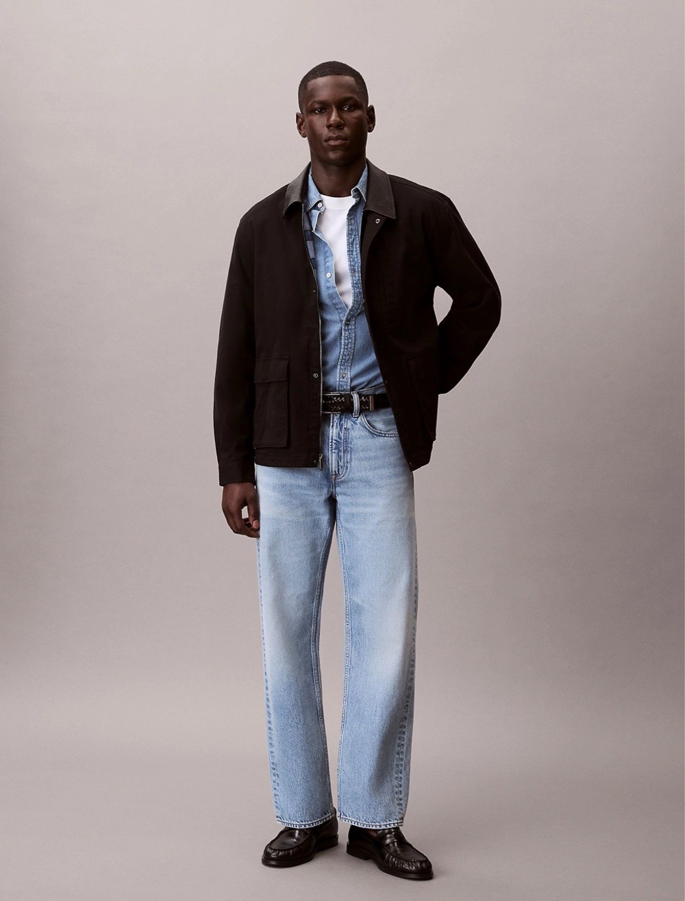 Куртка Calvin Klein Cotton Stretch Relaxed Barn Jacket Black
