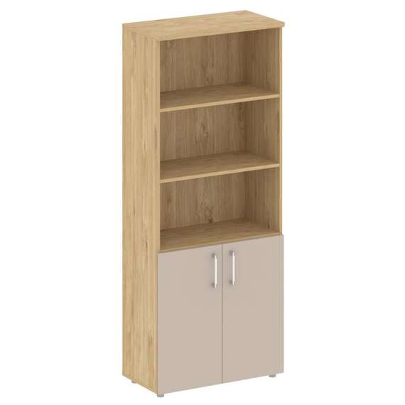 Shift Шкаф высокий широкий SK.ST-1.1 Тиквуд Светлый/Капучино 800*420*1977