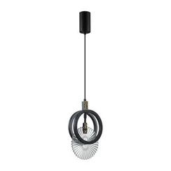 5421/17L HIGHTECH ODL_EX25 105 черный/золото/металл/стекло Подвес LED 17W 3000K 986Лм MERCURY