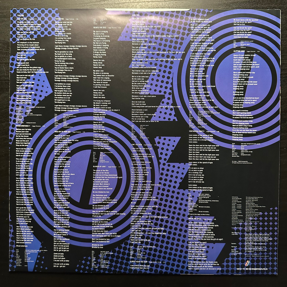 Rolling Stones - Steel Wheels (Англия 1989г.)