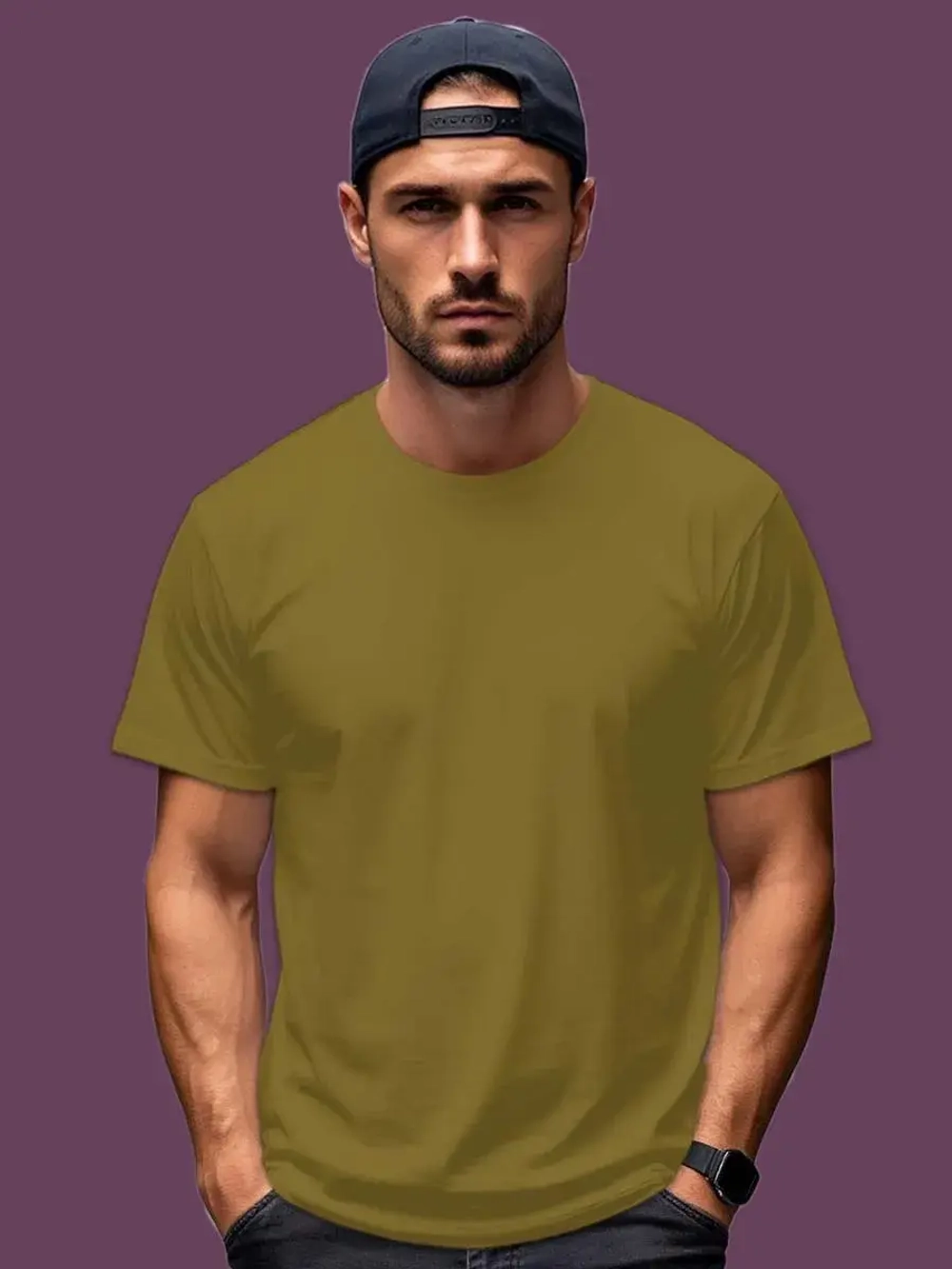 Футболка Взрослая.Премиум однотонная.Набор 2 шт