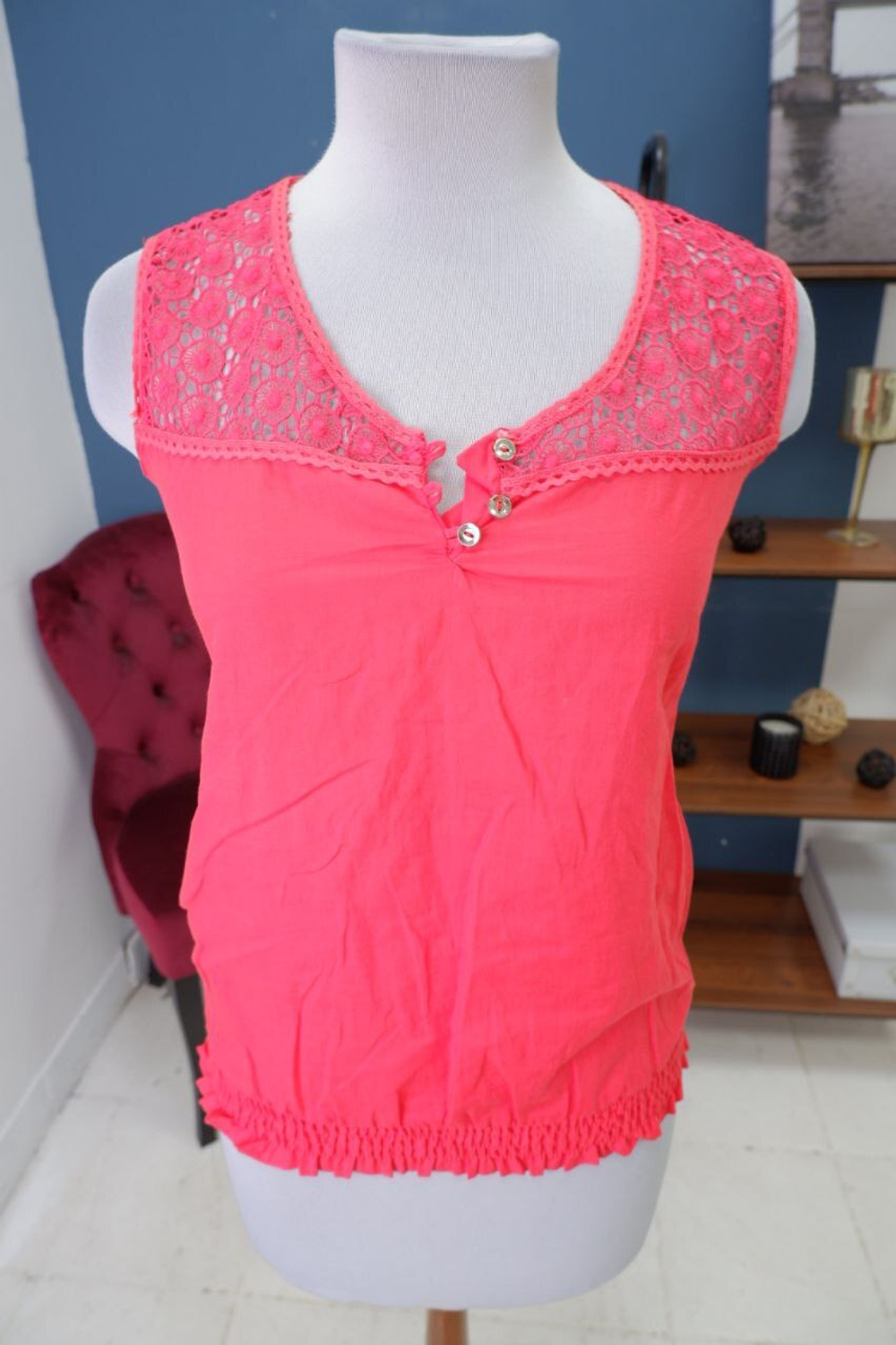 Топ Abitare с кружевом 42 размер