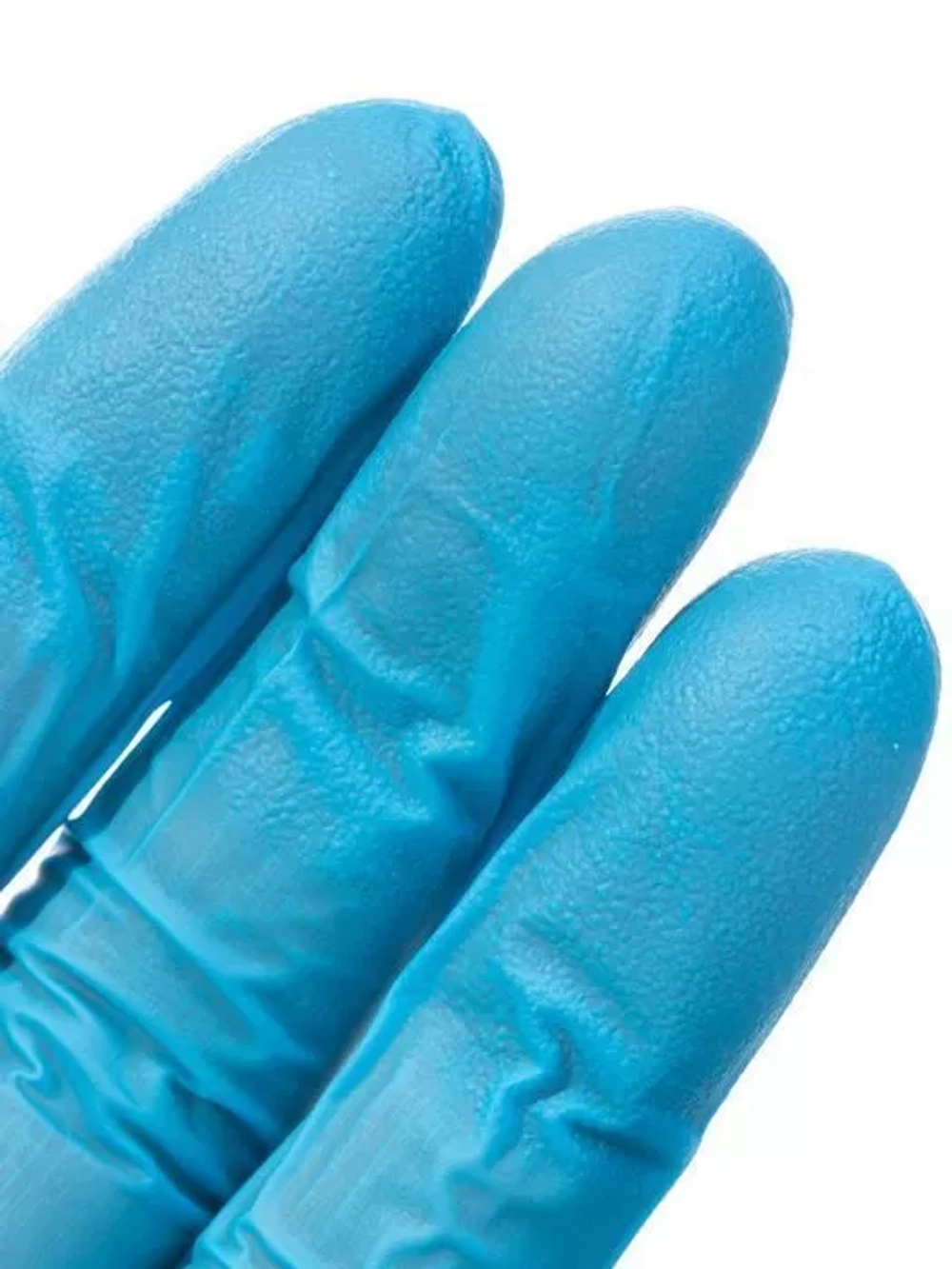 Перчатки нитриловые смотровые нестерильные неопудренные текстурированные Nitrile эластичные размер XL голубой 50 пар