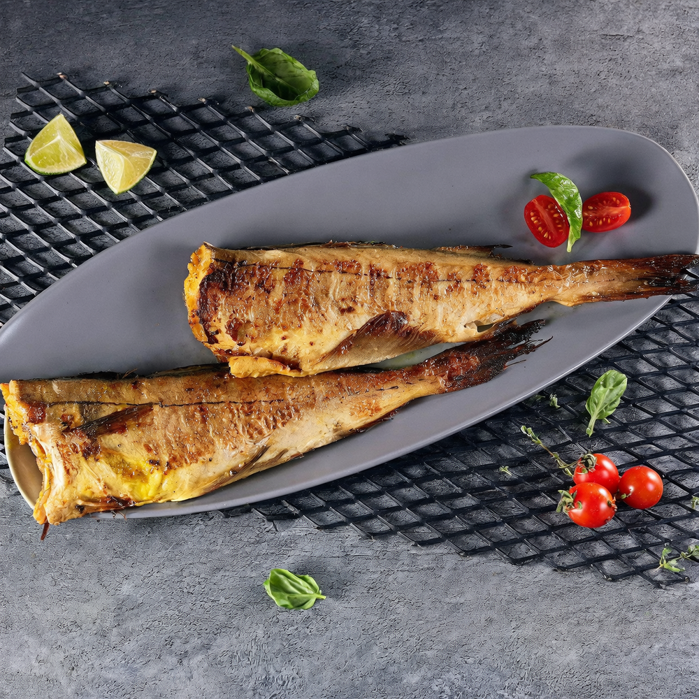 Пикша жареная