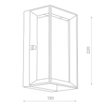 Светильник светодиодный, черный, белый, CUBISTA, LED, 6