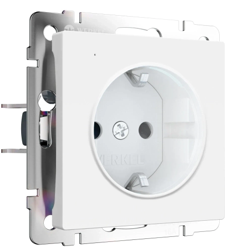 Розетка с подсветкой W (белый матовый) W1171461