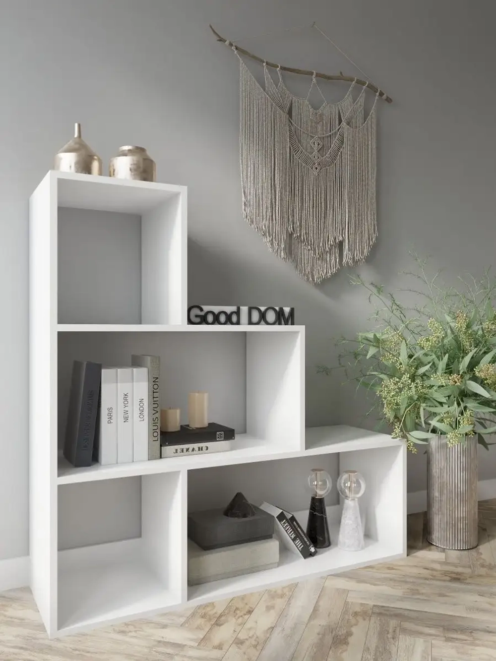 Стеллаж деревянный для книг, игрушек