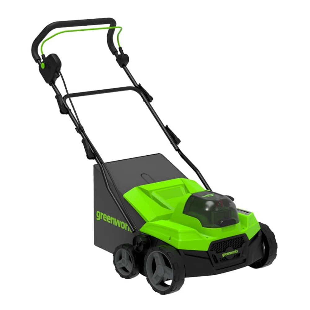 Аэратор-скарификатор аккумуляторный GREENWORKS GD40SC38II 40В,б/щ,без АКБ и ЗУ (2517607)